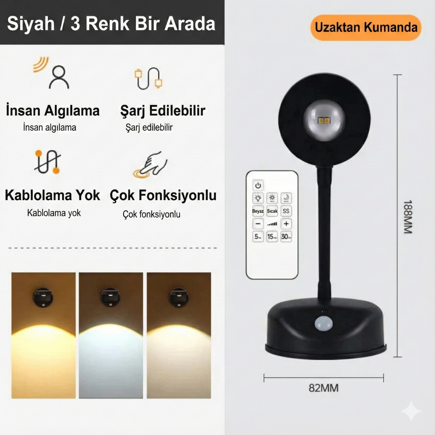 Posterler için LED Duvar Lambası
