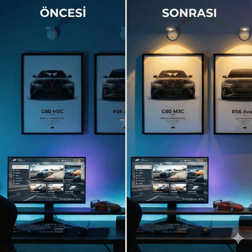 Posterler için LED Duvar Lambası