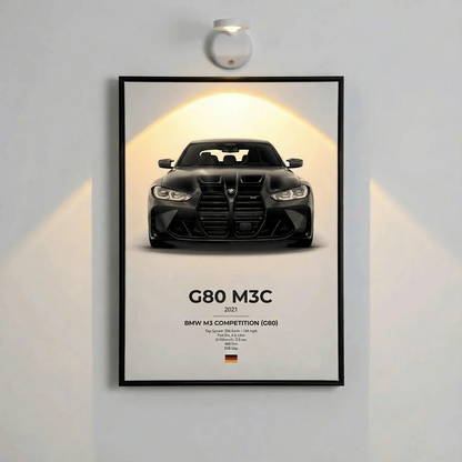 BMW M3 Competition (G80) Poster
