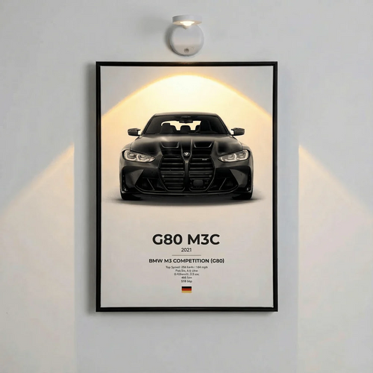 BMW M3 Competition (G80) Poster