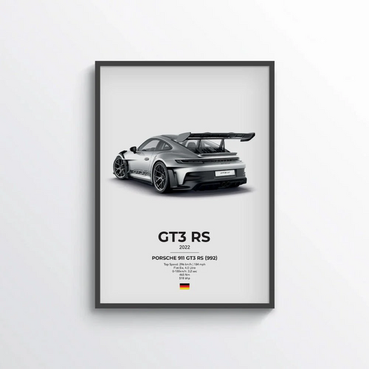 Porsche 911 GT3 RS (992) Poster