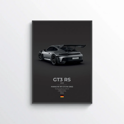 Porsche 911 GT3 RS (992) Poster